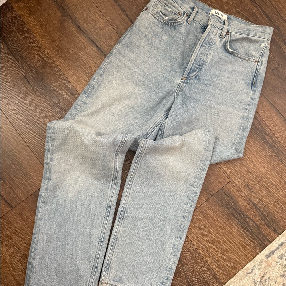 Agolde 90's Mid Rise Loose Fit Jeans in Snapshot